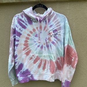 Ivory Ella 🔥 Tie Dye Sweatshirt Hoodie Sz S